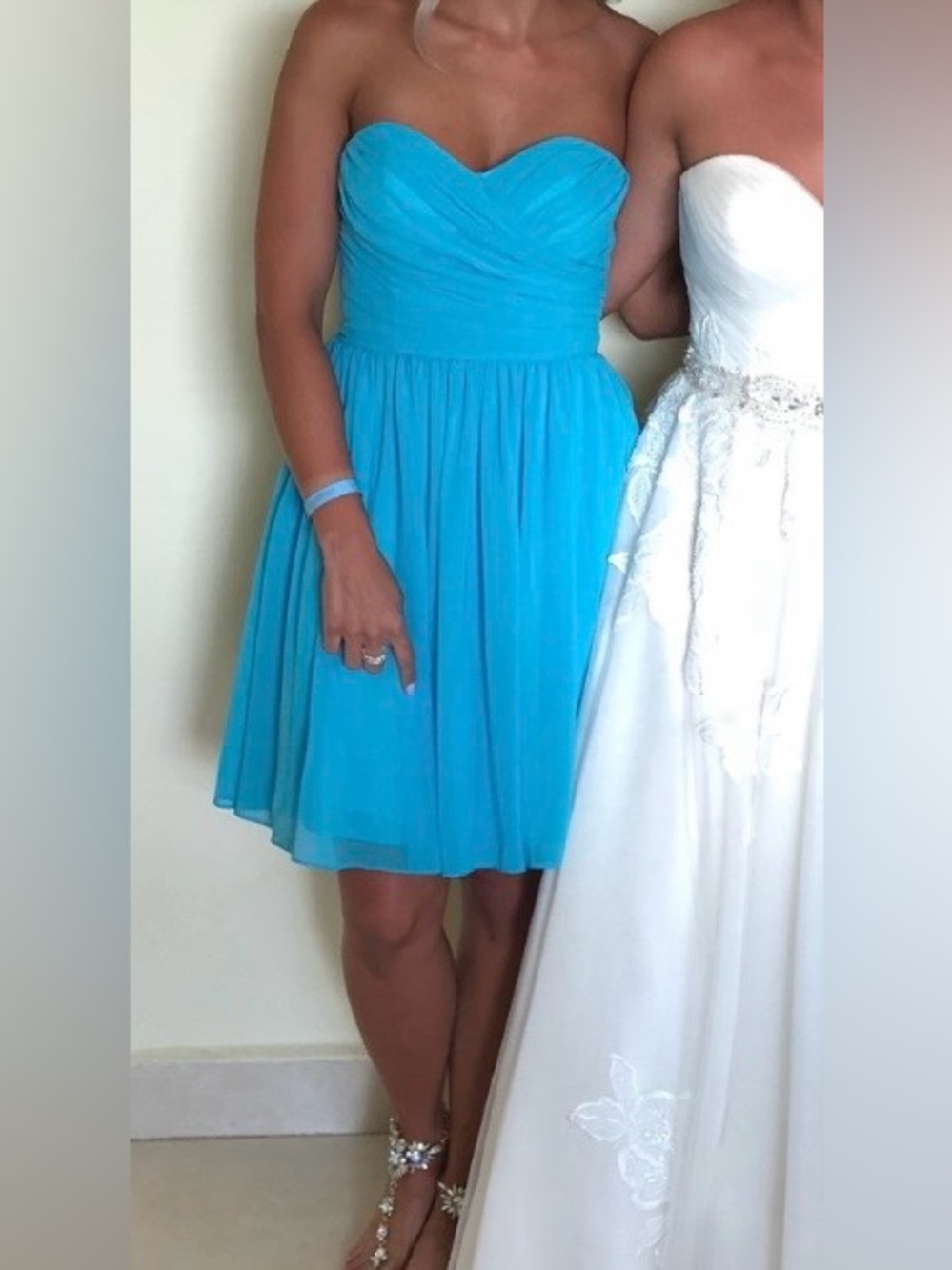 Bright Turquoise Cocktail Dress